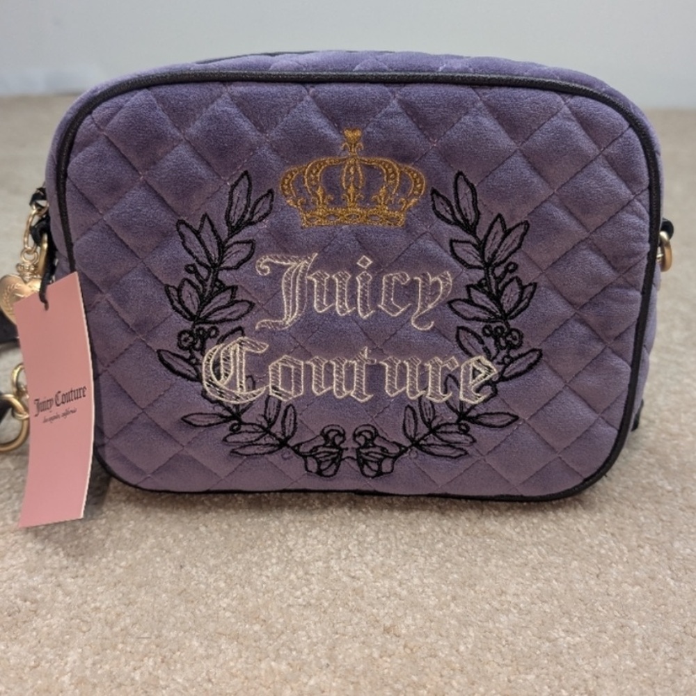 NWT Juicy couture crossbody purple